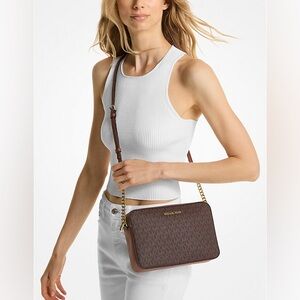 Michael Kors Dark Brown Crossbody Bag